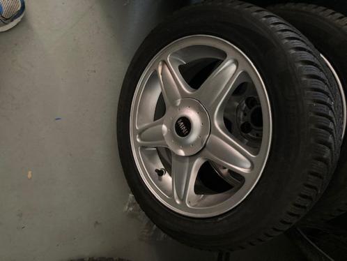 Banden op velg Mini One, Auto-onderdelen, Banden en Velgen, Banden en Velgen, Winterbanden, 16 inch, 195 mm, Personenwagen, Gebruikt