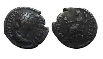 Romeinse munt Faustina jr. beschikbaar voor biedingen