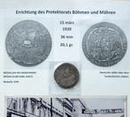 Médaille du protectorat de Böhmen & Mähren 5 photos + carte, Collections, Emblème ou Badge, Autres, Envoi