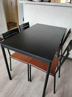 IKEA eettafel + 4 stoelen – goede staat, Maison & Meubles, Tables | Tables à manger, Enlèvement, Comme neuf