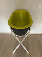Hoppop babybad met standaard lime green, Kinderen en Baby's, Badjes en Verzorging, Ophalen, Gebruikt, Badje, Standaard