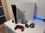 Playstation 5 Disc + 1 Controller + 1 Game + Doos, Games en Spelcomputers, Spelcomputers | Sony PlayStation 5, Ophalen, Zo goed als nieuw
