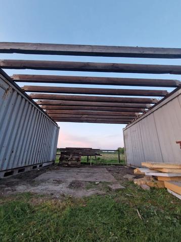 container 20ft overkapping zeecontainer, Tuin en Terras, Ophalen, Gebruikt