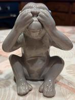 Porseleinen aap,zien’ 12 cm, Ophalen of Verzenden, Zo goed als nieuw, Dier