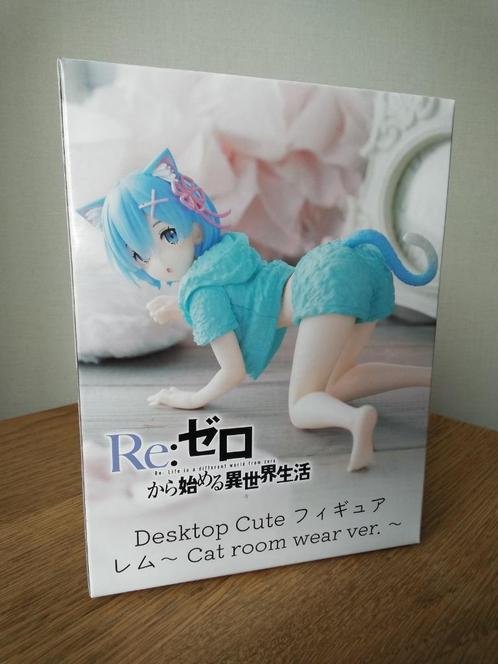 Re :Zero Figurine manga Rem Roomwear Rem Cat vers. (NEUVE), Collections, Statues & Figurines, Neuf, Fantasy, Enlèvement ou Envoi