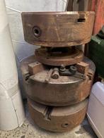 Diverse klauwplaten ROHM 250 tot 400 Inclusief  spanklauwen, Doe-het-zelf en Bouw, Draaibanken, Ophalen of Verzenden, Gebruikt