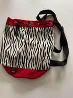 Rugzak in zachte stof met zebraprint, Ophalen of Verzenden