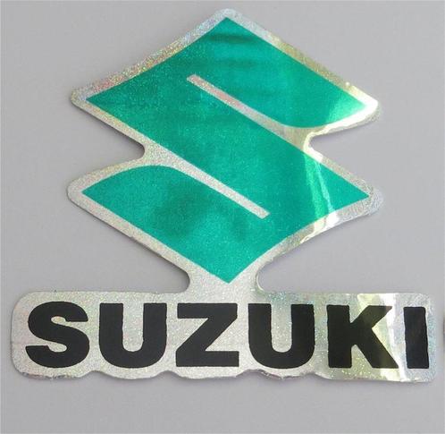 Suzuki metallic sticker #1, Motoren, Accessoires | Stickers, Verzenden