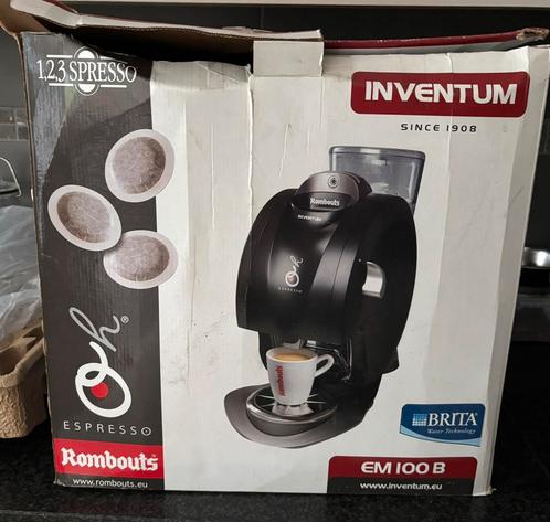 Koffiemachine Inventum EM100B, Elektronische apparatuur, Koffiezetapparaten, Nieuw, Koffiepads en cups, Koffiemachine, Afneembaar waterreservoir