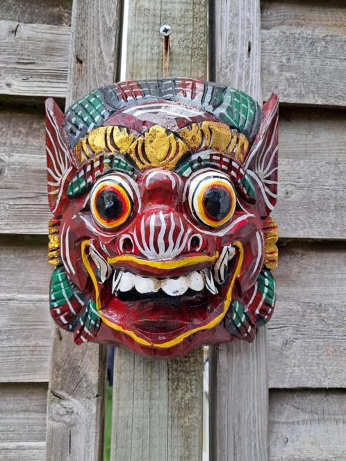 Barong masker/Indonesië/Bali/handgemaakt, Antiek en Kunst, Kunst | Beelden en Houtsnijwerken, Ophalen of Verzenden
