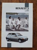 RENAULT 5  Five   dec. '91, Boeken, Auto's | Folders en Tijdschriften, Ophalen of Verzenden, Nieuw, Renault