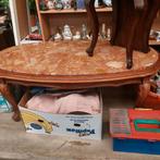 Salontafel met marmeren blad Salontafel, Antiek en Kunst, Ophalen