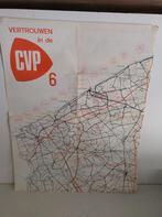 Verkiezingsaffiche van de  CVP - 1971, Utilisé, Enlèvement ou Envoi