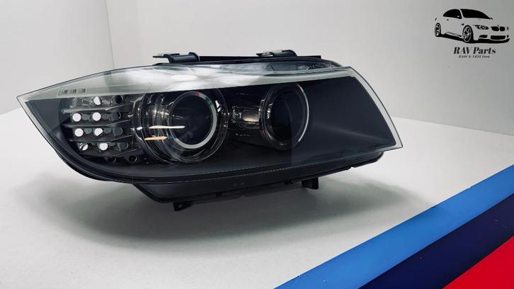 BMW E90 E91 Lci Xenon Koplamp Rechts 7202584, Auto-onderdelen, Verlichting, BMW, Gebruikt, Ophalen of Verzenden