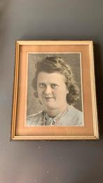 Oude kader met oude foto, Ophalen of Verzenden