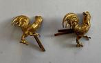 set de deux antique pin's coq Wallonie les coq en cuivre, Ophalen of Verzenden, Gebruikt, Stad of Land, Speldje of Pin