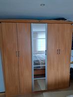 Wandkast en bed met nachtkastjes en lampjes, Huis en Inrichting, Ophalen, Gebruikt