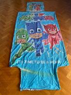PJMASKS Dekbedovertrek + kussensloop 140 x 200 cm, Ophalen of Verzenden, Gebruikt, Jongetje of Meisje, Dekbedovertrek