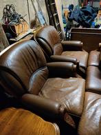 LEDEREN SALON, Huis en Inrichting, Ophalen, Gebruikt, Hout, RUSTIEK