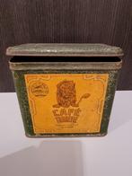 oude reclamedoos voor koffieleeuw Delhaize, Ophalen of Verzenden, Gebruikt, Overige typen