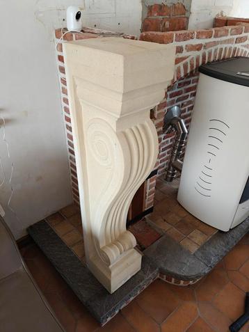 Sierpalen (kalksteen) decoratie, Enlèvement, Comme neuf