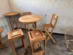 Uitverkoop teak meubels Hasselt, Tuin en Terras, Ophalen, Zo goed als nieuw