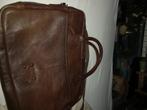 Laptoptas leder kleur bruin merk Viaborgo, Ophalen of Verzenden, 17 inch of meer, Zo goed als nieuw, Schoudertas