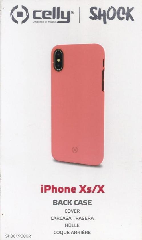 Telefoon Hoes - iPhone Xs/X Celly Chock Fel Oranje Back Case, Telecommunicatie, Telefoonhouders, Nieuw, Ophalen of Verzenden
