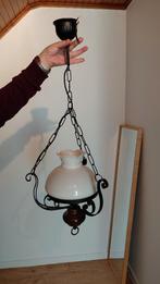 kleine halluster met kelk en stolp, Maison & Meubles, Lampes | Lustres, Enlèvement, Utilisé, Verre