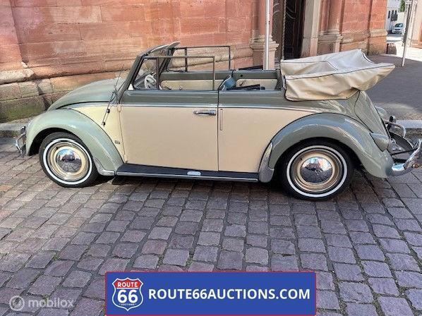 Volkswagen Beetle Cabriolet | 1959 | Route 66 Auctions, Auto's, Oldtimers, Bedrijf, Te koop, Volkswagen, Benzine, Overige carrosserie