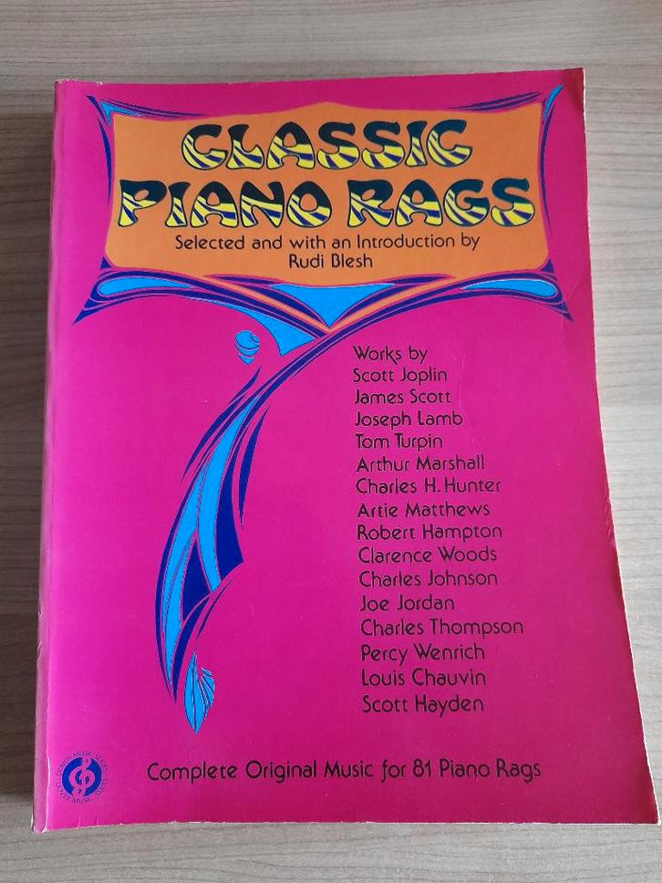 Ragtime - muziek voor piano, Musique & Instruments, Partitions, Utilisé, Piano, Enlèvement