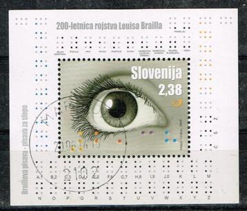 Postzegels uit Slovenija - K 4500 - Braille beschikbaar voor biedingen