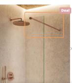 Barre de douche stabilisatrice moderne en cuivre brossé, Bricolage & Construction, Sanitaire, Enlèvement ou Envoi, Neuf, Cuivre