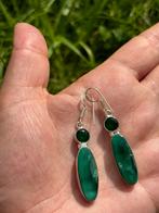 Boucles d'oreilles en topaze verte en malachite, Bijoux, Sacs & Beauté, Boucles d'oreilles, Neuf, Enlèvement ou Envoi, Avec pierre précieuse