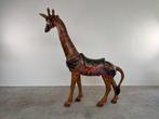Grote houten draaienmolen giraffe (230cm hoog, zeldzaam!), Ophalen