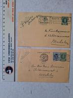 Twee postkaarten gericht aan Frans Borremans van Mechelen, Ophalen of Verzenden, Antwerpen