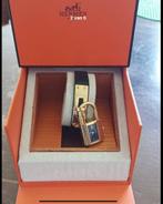 Hermes uurwerk Kelly zwart met aankoopbewijs, Overige materialen, Leer, Polshorloge, Zo goed als nieuw