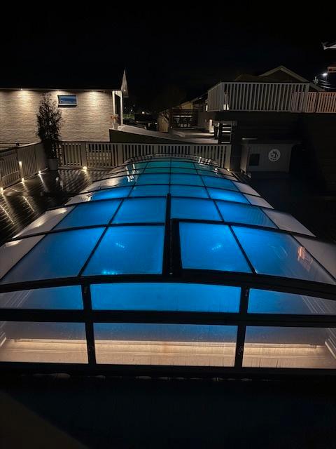 Zwembadoverdekking / pool cover 2,8x8,5x0,8 m , kleur DB703, Jardin & Terrasse, Accessoires de piscine, Neuf, Autres types, Enlèvement ou Envoi