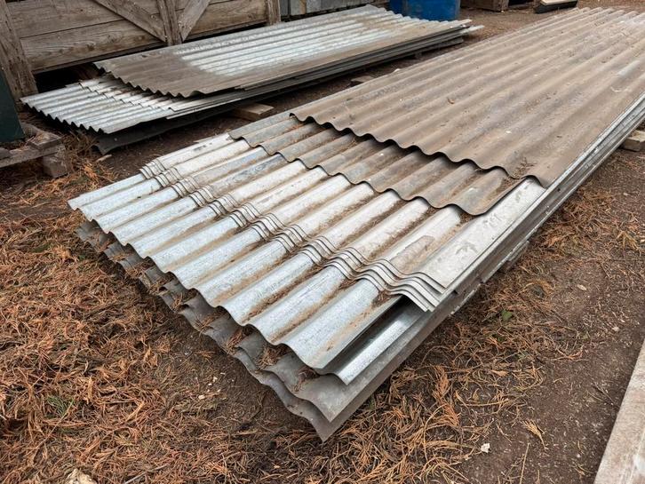 Tôle ondulée / panneaux de toitures, Doe-het-zelf en Bouw, Platen en Panelen, Zo goed als nieuw, Ophalen