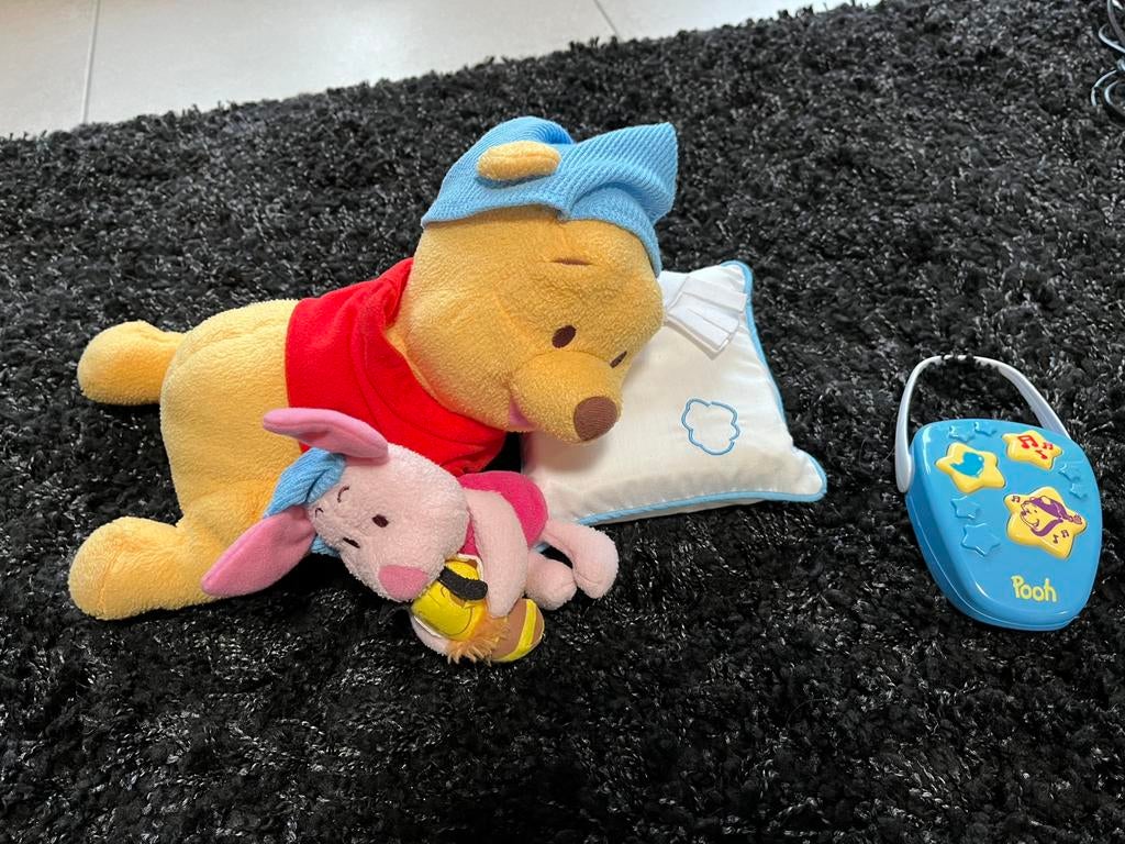 Winnie de Pooh slaapbeertje met muziek, Ophalen of Verzenden, Gebruikt