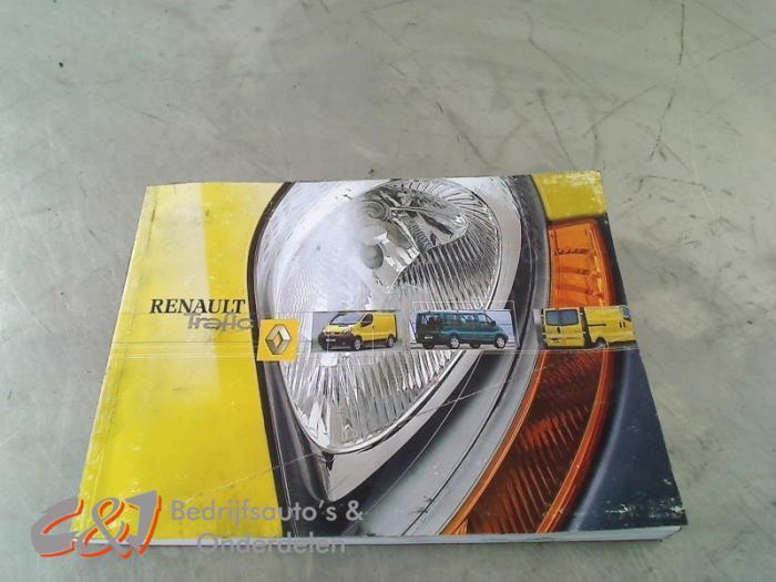 Instructie Boekje van een Renault Trafic, Auto-onderdelen, Overige Auto-onderdelen, Renault, Gebruikt, 3 maanden garantie, Ophalen of Verzenden