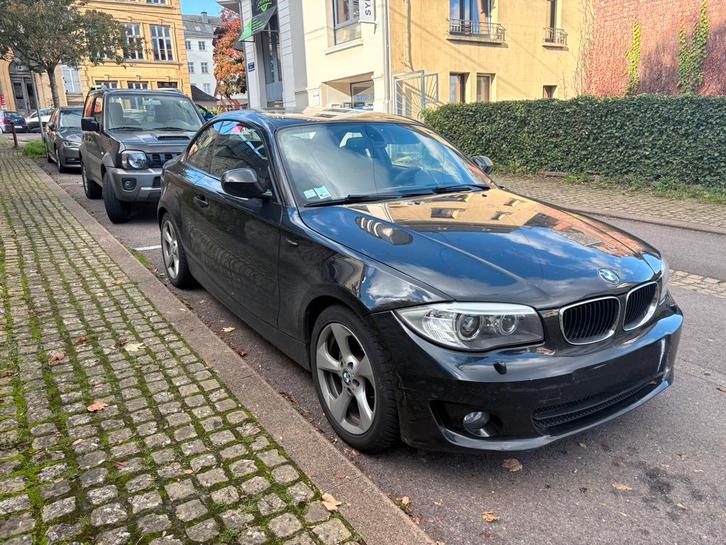 Bmw 118d, Auto's, BMW, Particulier, 1 Reeks, Diesel, Euro 5, Coupé, 3 deurs, Handgeschakeld, Zwart, Zwart, Overige bekleding, Achterwielaandrijving