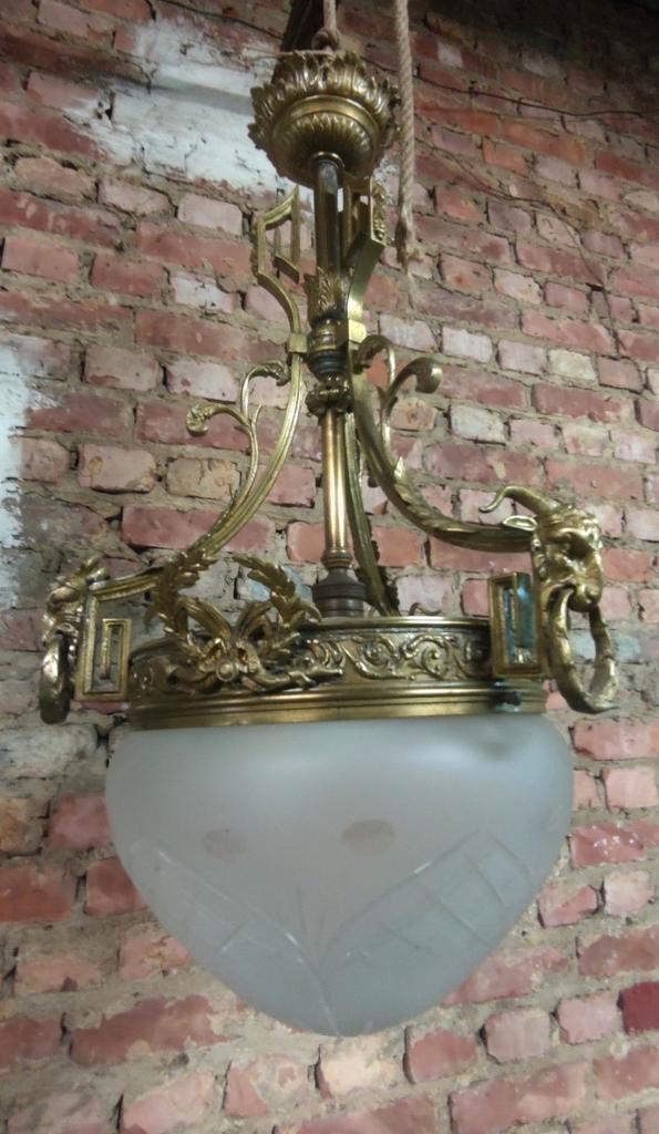 Antieke koperen luchters, Antiek en Kunst, Antiek | Verlichting, Ophalen