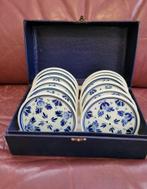 DELFTS antieke coaster-set, Antiquités & Art, Antiquités | Porcelaine, Enlèvement ou Envoi