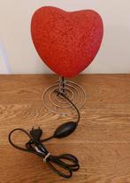 Vintage pop art hart lamp en hart fotoclips, Ophalen of Verzenden, Zo goed als nieuw, Kunststof, Minder dan 50 cm