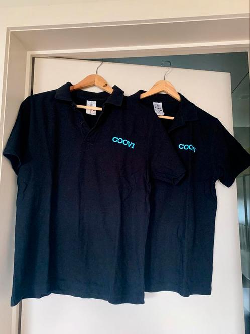 COOVI horeca opleiding: 2 zwarte polo’s maat S, Kleding | Heren, Polo's, Zo goed als nieuw, Maat 46 (S) of kleiner, Ophalen