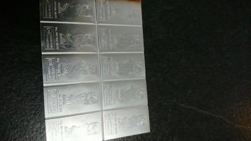 Plaque argent 999 Iles Cook beschikbaar voor biedingen