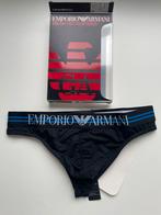 Emporio Armani Microfiber Mesh Thong, Kleding | Heren, Ondergoed, Verzenden, Zwart, Emporio Armani, Slip