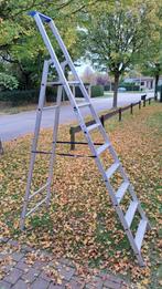 aluminium trapladder 7 treden, Ophalen, Gebruikt, Trap, Opvouwbaar of Inschuifbaar
