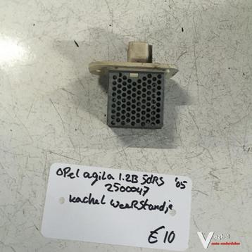 Opel Agila 1.2 B 5 drs 2005 Wagennr 2500047 Kachelweerstand beschikbaar voor biedingen